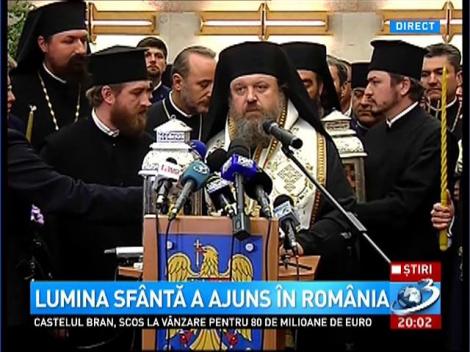 Lumina sfântă a ajuns în România