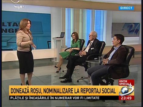 Donează roşu, nominalizare la reportaj social