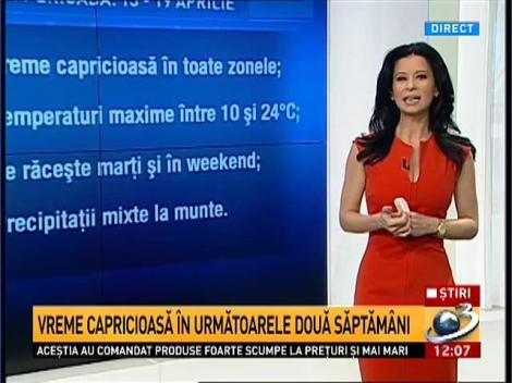 Vreme capricioasă &icirc;n următoarele două săptăm&acirc;ni