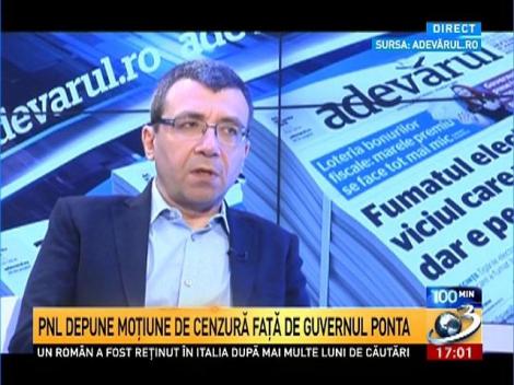 100 de Minute: PNL depunde moţiune de cenzură faţă de guvernul Ponta