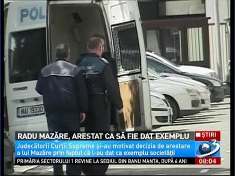 Radu Mazăre, arestat ca să fie dat exemplu