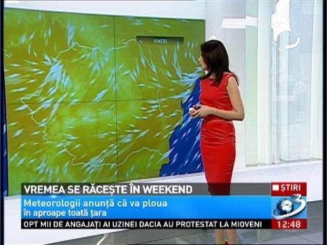 Vremea se răceşte &icirc;n weekend