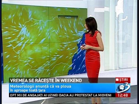 Vremea se răceşte în weekend