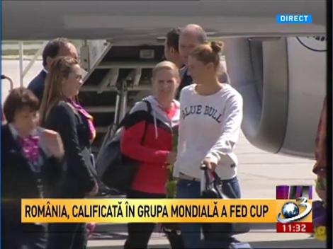 Echipa de tenis a Rom&acirc;niei s-a &icirc;ntors &icirc;n ţară