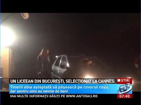 Un liceean din Bucureşti, selecţionat la Cannes