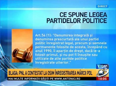 100 de minute. Reacţia lui Blaga la mişcarea lui Băsescu