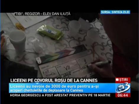 Liceeni, pe covorul roşu de la Cannes