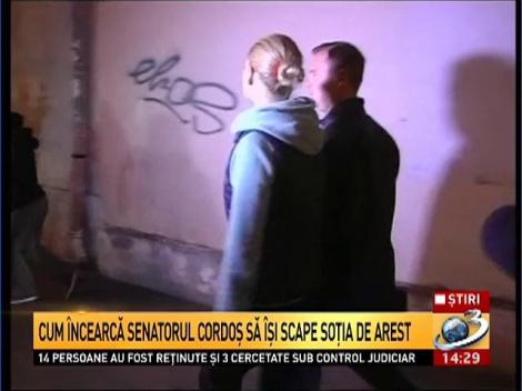 Cum încearcă Cordoş să îşi scape soţia din arest