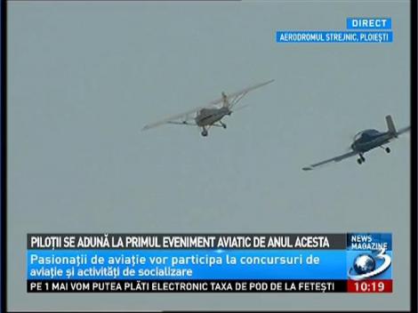 Spectacol la primul eveniment aviatic de anul acesta