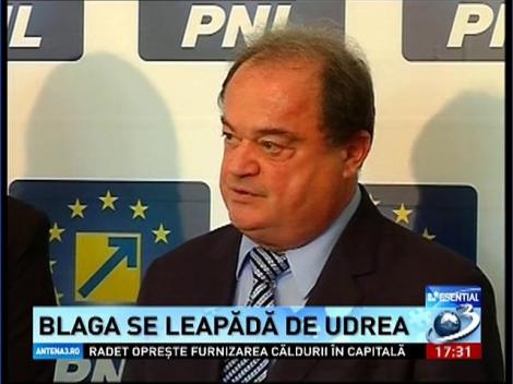 Blaga se leapădă de Udrea