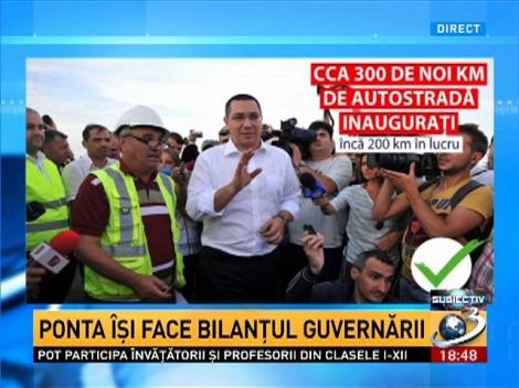 Bilanţul lui Ponta, la trei ani de la căderea cabinetului MRU