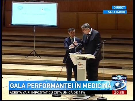 Gala performanţei în Medicină. Profesorii Beuran şi Popescu mulţumesc Ministerului Sănătăţii pentru ajutorul acordat în îmbunătăţirea unor specialităţi medicale