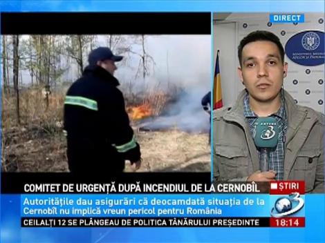 Comitet de urgenţă după incendiul de la Cernob&icirc;l