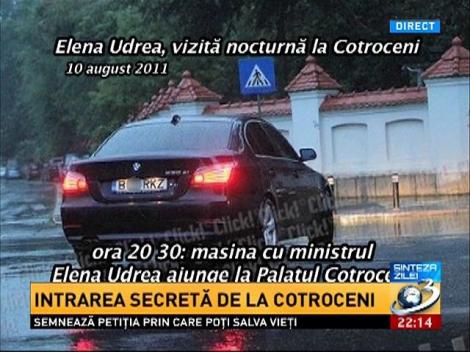 Sinteza Zilei: Intrarea secretă de la Cotroceni