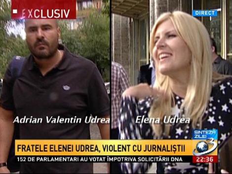 Fratele Elenei Udrea, violent cu jurnaliştii