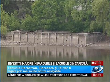 Investiţii majore în parcurile şi lacurile din Capitală