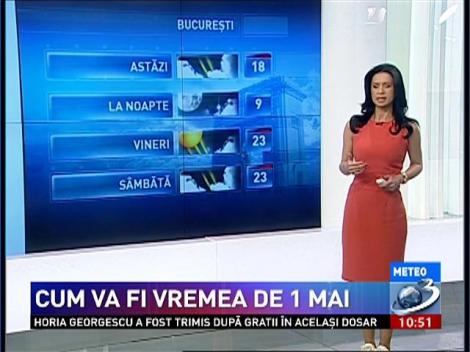 Află aici cum va fi vremea de 1 Mai!