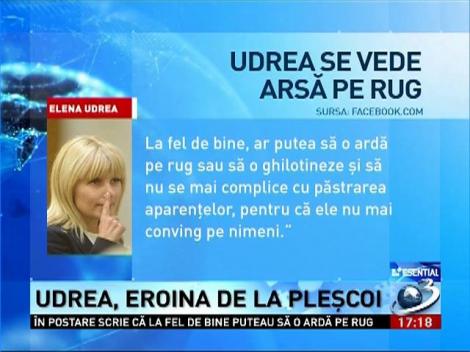 Udrea se simte umilită că a fost mutată la Penitenciarul Târgşor
