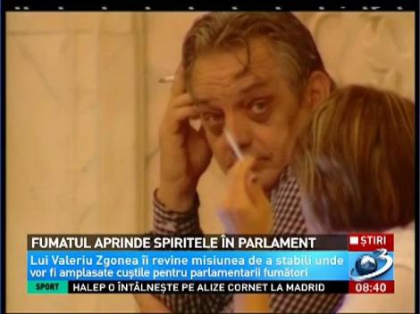 Fumatul în Parlament aprinde spiritele