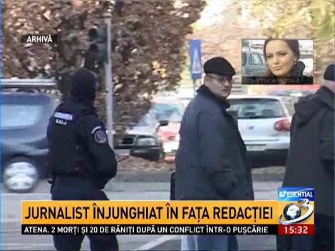 Jurnalist ÎNJUNGHIAT în faţa sediului. despre cine este vorba