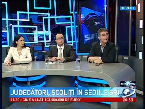 Subiectiv. Judecători, şcoliţi &icirc;n sediile SRI