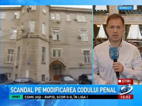 SCANDAL în Senat, pentru modificarea codului penal