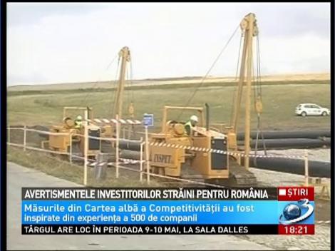 Avertismentele investitorilor străini pentru România