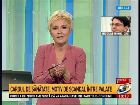 Ministrul Sănătăţii despre scandalul cardului