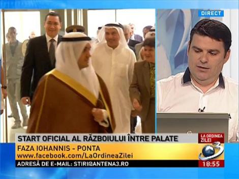La ordinea zilei: Start oficial al războiului &icirc;ntre palate