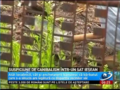 Suspiciune de canibalism &icirc;ntr-o localitate din Iaşi. Un cadavru mutilat a fost descoperit &icirc;n grădina unui bărbat care s-a sinucis
