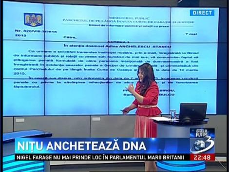 Exces de putere: Niţu anchetează DNA