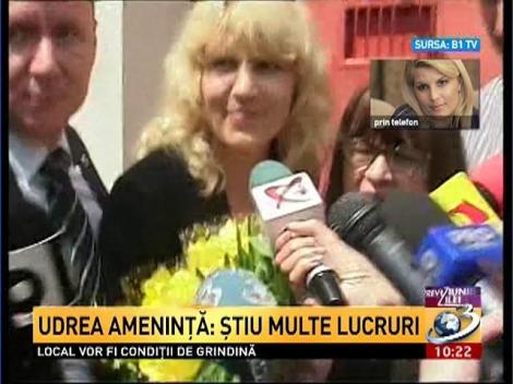 Elena Udrea ameninţă: Ştiu multe lucruri