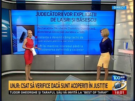 UNJR: CSAT să verifice dacă sunt acoperiţi &icirc;n justiţie