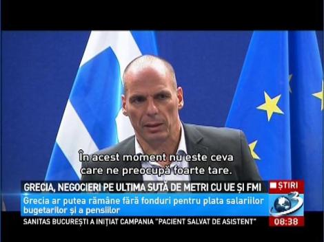 Grecia, negocieri pe ultima sută de metri cu FMI şi UE