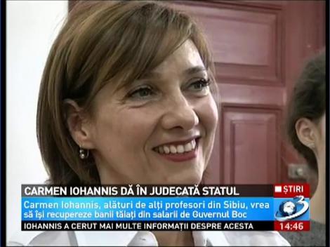 Carmen Iohannis dă în judecată statul