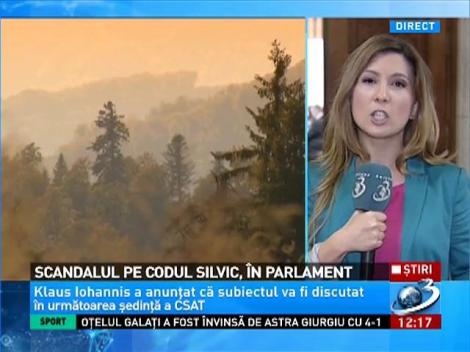 Scandalul pe Codul Silvic, &icirc;n Parlament