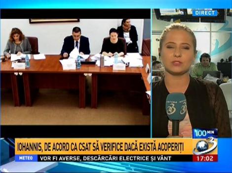 Preşedintele, de acord ca CSAT să verifice dacă există acoperiţi &icirc;n justiţie