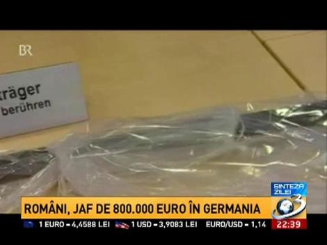 Sinteza zilei: Rom&acirc;ni, jaf de 800.000 de euro &icirc;n Germania