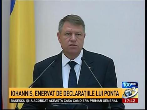 100 de minute. Scandal &icirc;ntre Ponta şi Iohannis din cauza Codului Silvic