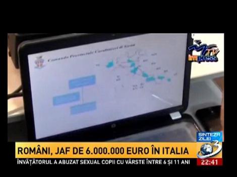 Sinteza zilei: Rom&acirc;ni, jaf de 6 milioane de euro &icirc;n Italia