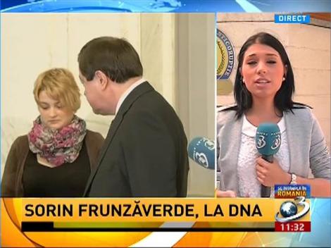 Sorin Frunzăverde, audiat la DNA