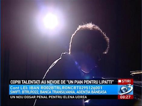 Copiii talentaţi au nevoie de "Un pian pentru Lipatti"