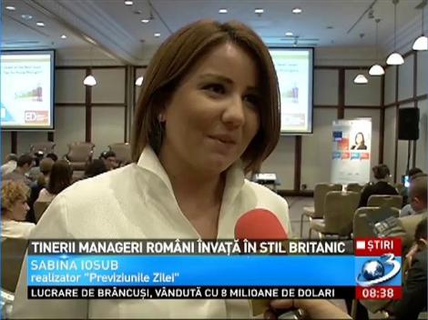 Tinerii manageri români învăţă în stil britanic