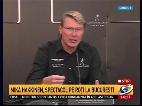 Mika Hakkinen, la Bucureşti