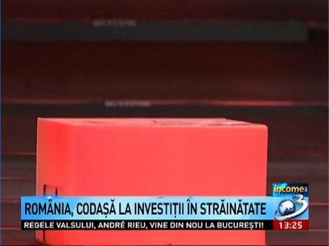 Income: România, codaşă la investiţii în străinătate