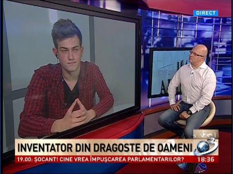 Secvenţial: Un t&acirc;năr de 17 ani a inventat ochelarii pentru nevăzători