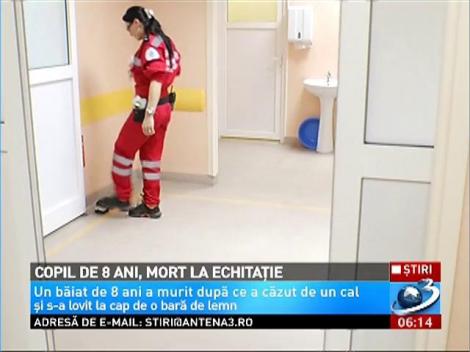 Copil mort &icirc;n timpul unei şedinţe de echitaţie