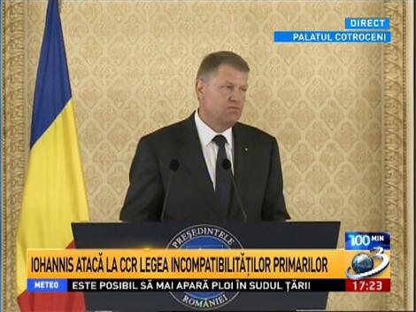 Klaus Iohannis, conferinţă de presă