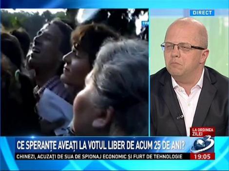 Adrian Ursu, despre votul de acum 25 de ani: Am votat cu Ion Iliescu şi am regretat destul de repede