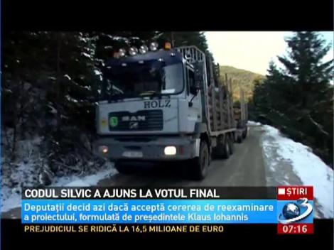 Codul silvic a ajuns la votul final